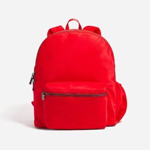 NWT Stoney Clover Lane Classic Backpack with Water Bottle Holder Apple Red